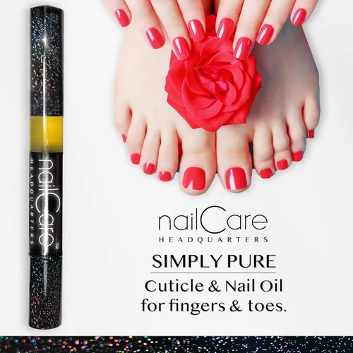 Miniatura 6 de Nail Care Headquarters Pluma de aceite de cutícula para uñas, fortalecedor de uñas y suero de crecimiento para uñas dañadas, uñas postizas