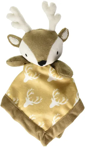 Levtex Home - Manta de seguridad de ciervo bebé - Suave y adorable - Felpa - Bronceado, gris topo, marrón - Regalo de guardería Crema