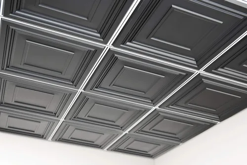 Miniatura 15 de Art3d Panel de Pared de Diamante 3D de PVC Dentado a Juego-Negro Mate, para Decoración Interior Residencial y Comercial Diamante mate negro