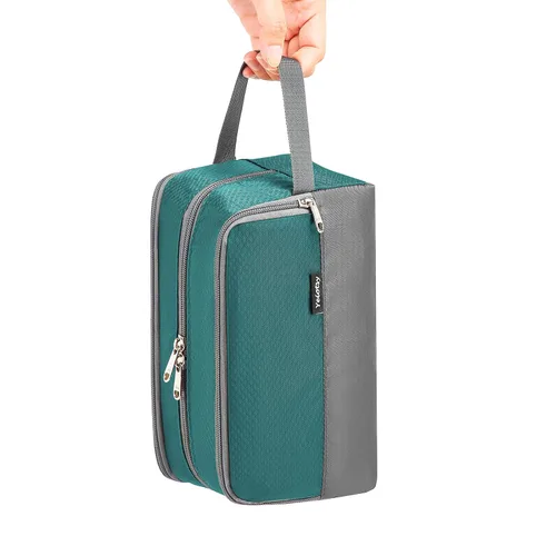 Miniatura 4 de Yeiotsy Neceser para niños, kit de viaje para niños con bolsillos de malla, organizador compacto para gimnasio, campamento, senderismo