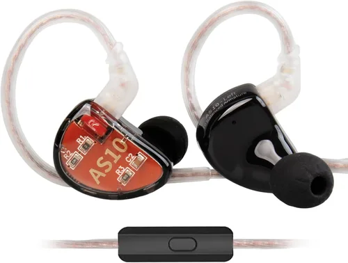 Miniatura 6 de KZ AS10 - Auriculares IEM, 5 auriculares equilibrados para controladores KZ, auriculares con cable, estéreo de alta fidelidad en el oído, Negro