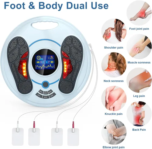 Miniatura 4 de Máquina de neuropatía del pie (elegible para FSA o HSA) – Acupuntura electrónica de pulso para la circulación de pies – Reflexología eléctrica