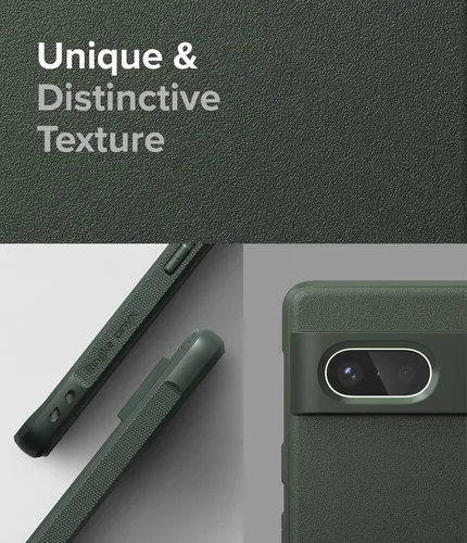 Miniatura 6 de Ringke Onyx - Funda compatible con Google Pixel 7 [verde oscuro] + funda delgada compatible con Google Pixel Watch [transparente + negro]