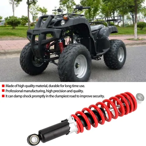Miniatura 4 de Amortiguador de suspensión de puntal delantero de 12.008 in para scooter de kart de bicicleta cuádruple, cuerpo de aleación de aluminio, orificio