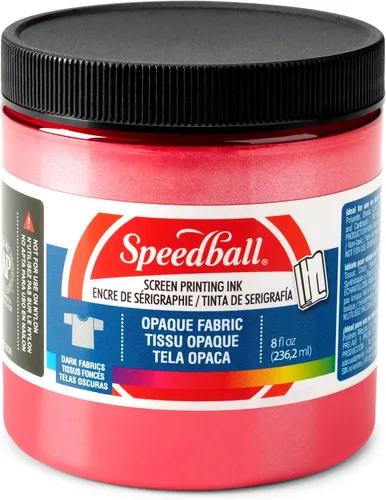 Miniatura 19 de Speedball 004802 Tinta de impresión de pantalla de tela opaca, 8 fl. oz., topacio azul
