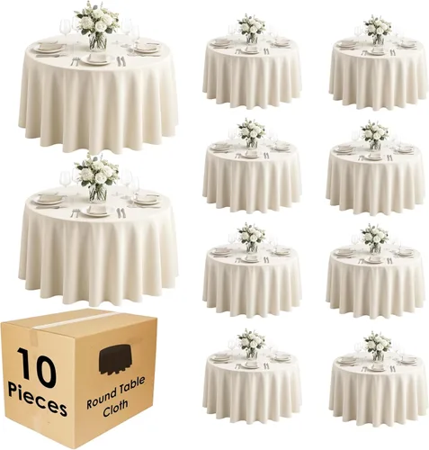 Miniatura 38 de Paquete de 5 Manteles Cuadrados 60 x 60 Pulgadas de Carbón, Mantel de Poliéster Lavable para Uso en Hogar, Fiesta, Boda o Restaurante.