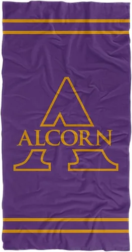 Miniatura 101 de LOGOVISION Manta Abilene Christian University, 30 x 60 pulgadas, logotipo primario CottonFront/PolyBackBeachTowel