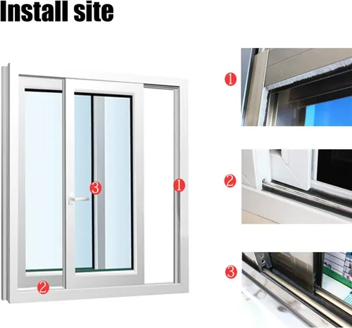 Miniatura 7 de Tira de sellado autoadhesiva de 32.8 pies, burlete para ventanas y puertas de casa, insonorización, resistente al viento, al polvo, mayor