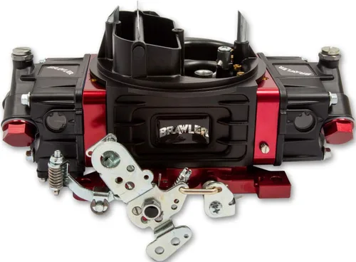 Miniatura 2 de NUEVA TECNOLOGÍA DE COMBUSTIBLE RÁPIDO BRAWLER STREET CARBURADOR, ACABADO NEGRO BILLET ROJO, SECUNDARIOS MECÁNICOS, 750 CFM, MODELO 4150, COMPATIBLE
