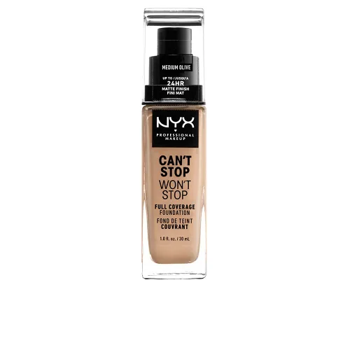 Miniatura 37 de NYX Professional Makeup Can't Stop Won't Stop - Cepillo para base de maquillaje Negro
