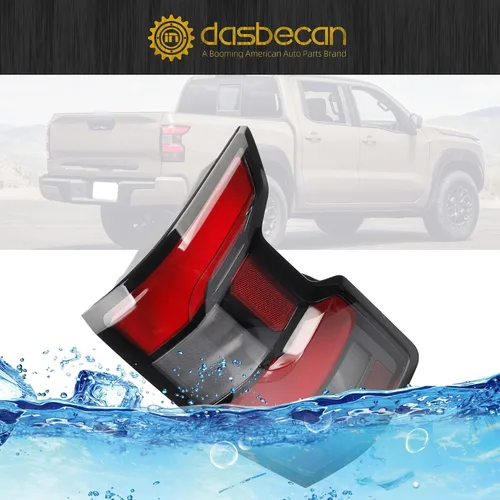 Miniatura 7 de Dasbecan Conjunto de Luz Trasera del Lado Derecho del Pasajero Lámpara Trasera Compatible con Nissan Frontier 2022 2023 2024