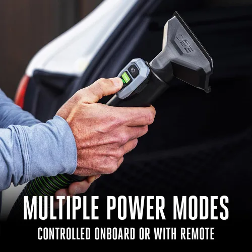 Miniatura 7 de EGO Power+ Aspiradora de taller húmeda y seca, aspiradora de coche, limpiador portátil inalámbrico, 9 galones 110 CFM, incluye batería de 56V 5.0Ah