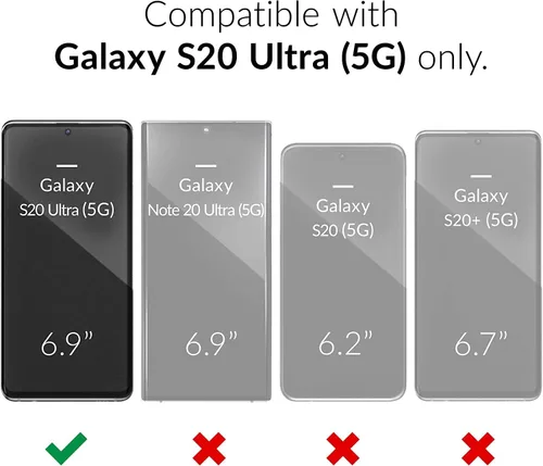 Miniatura 2 de oakxco Funda para teléfono Samsung Galaxy S20 Ultra de silicona líquida, fina y delgada de goma suave TPU lisa y suave de gel para mujeres y niñas
