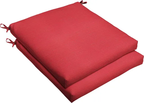 Miniatura 6 de Sorra Home Sunbrella Bristol - Cojín cuadrado para silla (juego de 2), resistente a la decoloración y al agua, para exteriores e interiores