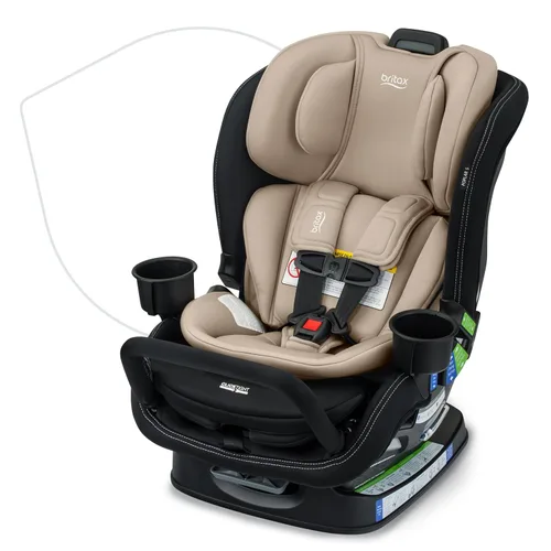 Miniatura 13 de Britax Poplar S Asiento convertible para automóvil, asiento de automóvil 2 en 1 con diseño delgado de 17 pulgadas, tecnología ClickTight, ónix rubí