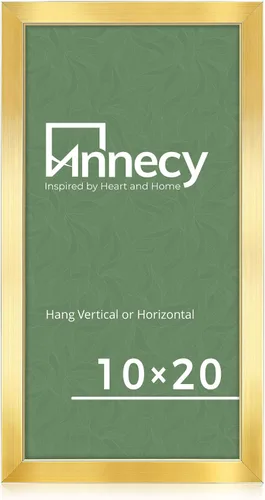 Miniatura 32 de Annecy Portarretratos dorado de 12 x 18 pulgadas (paquete de 1), marco de 12 x 18 pulgadas para decoración de pared, estilo clásico dorado