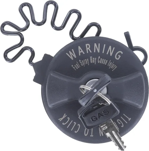 Miniatura 4 de MotoRad Tapa de combustible de bloqueo similar con llave regular, color negro