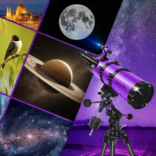 Miniatura 8 de Telescopio, telescopio reflector newtoniano 150EQ para adultos y principiantes, telescopios profesionales para adultos de alta potencia