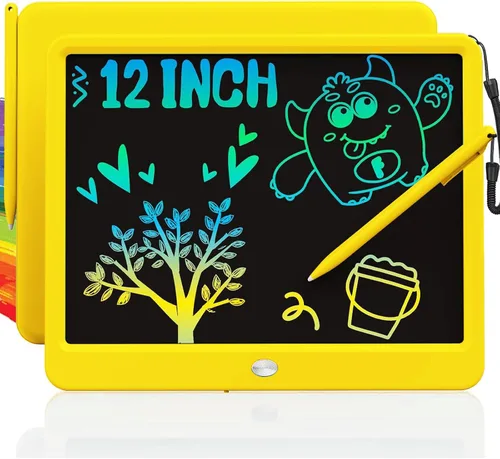 Miniatura 17 de TEKFUN: Tablero de garabatos LCD de 8.5 pulgadas, tabla de dibujo para niños, tableta de escritura, tablero de dibujo mágico, tablero de garabatos
