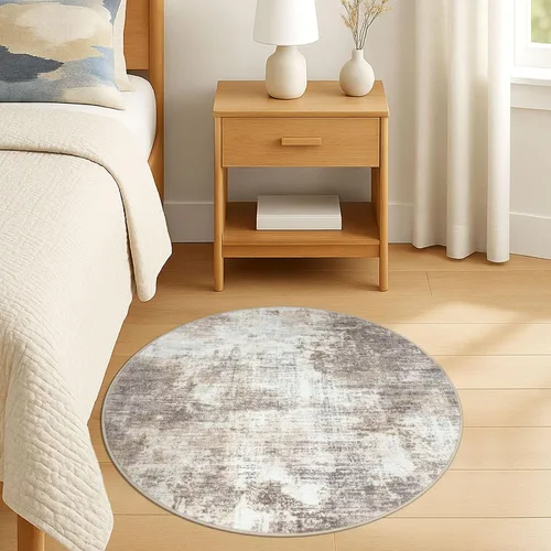 Miniatura 218 de IOHOUZE Alfombra abstracta lavable de 3 x 12 pies para pasillos, antideslizante para cocina, camino de entrada de lana sintética para interiores