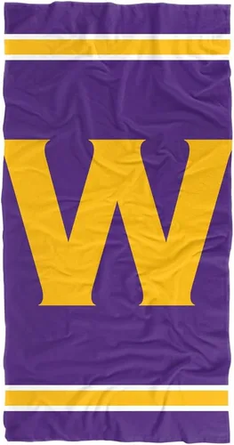 Miniatura 205 de LOGOVISION Manta Abilene Christian University, 30 x 60 pulgadas, logotipo primario CottonFront/PolyBackBeachTowel