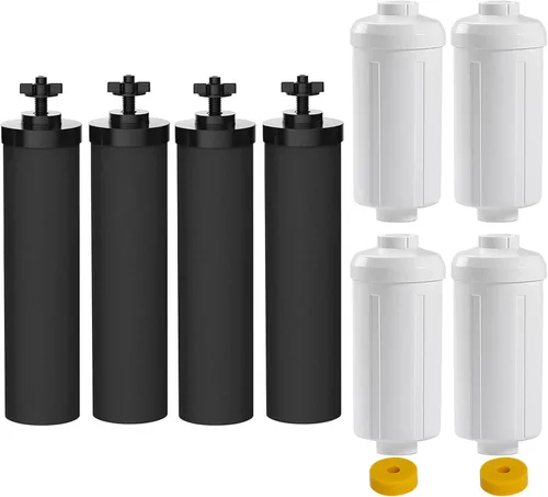 Miniatura 7 de Filtro de agua de repuesto compatible con piezas y accesorios del sistema de filtro de agua por gravedad Big Berkey, certificado NSF/ANSI 42 y 372