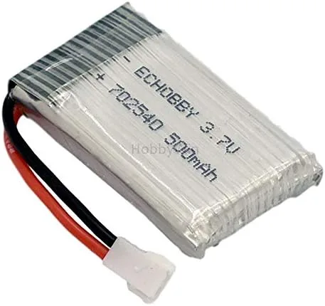 Miniatura 6 de 5 pilas LiPo MX2.0-2P de 3,7 V 500 mAh 25 C.