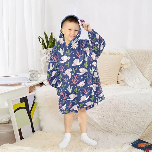Miniatura 5 de Mantas para niños, súper suaves, cálidas, acogedoras, de gran tamaño, con bolsillo, regalos de 3 a 14 años para niños y niñas y adolescentes Lindo