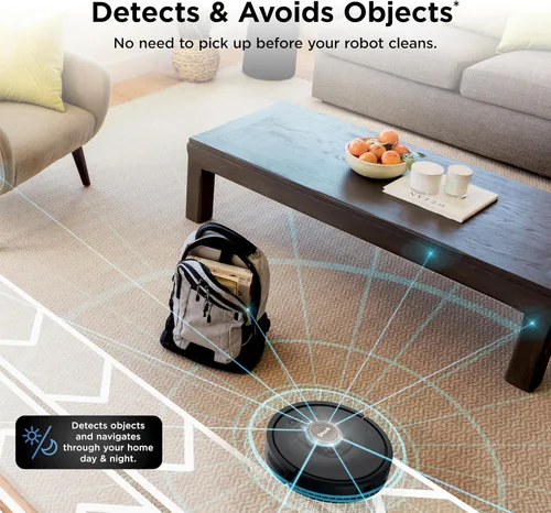 Miniatura 6 de Shark AV2501AE - Robot aspirador AI con base autovaciante XL HEPA, sin bolsa, capacidad de 60 días, navegación LIDAR, perfecta para pelo