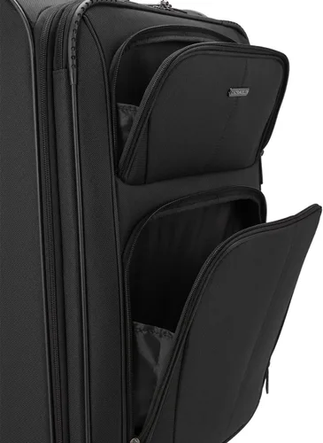 Miniatura 2 de U.S. Traveler Aviron Bay - Equipaje extensible con ruedas giratorias, Negro), US08125K23