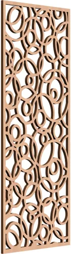 Miniatura 10 de Latrobe Paneles de pared decorativos de madera con calado, 9 3/8 pulgadas de ancho x 24 3/8 pulgadas de alto x 3/8 de alto, roble rojo rojo (Red Oak)