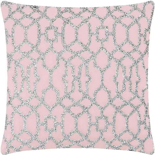 Almohada de celosía, diamantes de imitación brillantes en terciopelo suave, inserto de fibra hipoalergénica, funda lavable, única, decoración del
