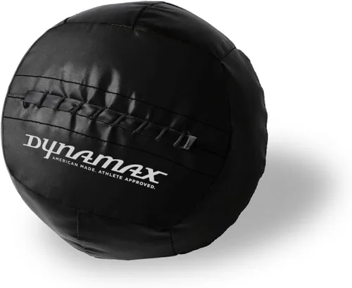 Dynamax Mini Medicine Ball, 2–12 lb Soft Shell Wall Ball, 10-Inch Weighted Exercise Ball for Strength Training, Core Workouts, Conditioning &