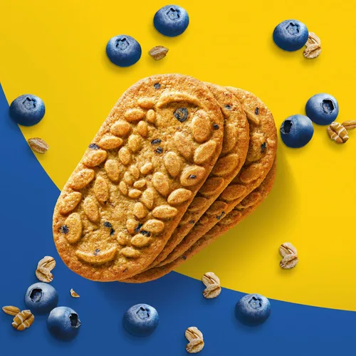 Miniatura 6 de belVita Barras de desayuno galletas, arándanos, 30 paquetes en total, 6 cajas (4 galletas por paquete)