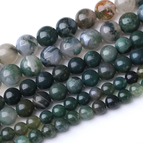 Miniatura 10 de 36 PIEZAS Cuentas de Malaquita Roja de 10 MM, Cuentas Redondas Sueltas de Gema Natural para Hacer Joyería 38 cm