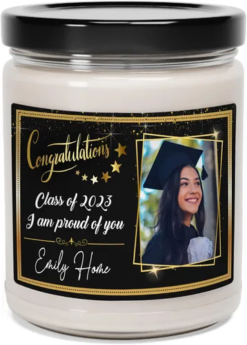Miniatura 19 de NHI - Velas personalizadas con foto, regalo de vela personalizada, cera de soja perfumada, decoración del hogar, tarro de 9 onzas, fabricado