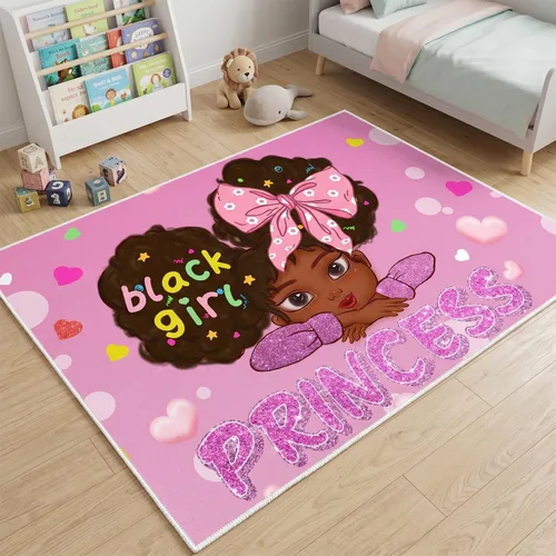 Miniatura 39 de Alfombra de gato para habitación de niñas, diseño de dibujos animados, decoración para dormitorio, bonita alfombra de área de gatos, alfombras