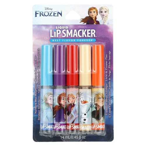 Miniatura 2 de Lip Smacker Disney Frozen 2 - Paquete de fiesta de bálsamo labial con sabor líquido Labios secos Para niños, hombres, mujeres Relleno