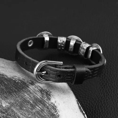 Miniatura 3 de HZMAN Pulseras vikingas trenzadas de cuero para hombres y niños, estilo nórdico, vintage, árbol de la vida, pulsera de talismán, regalo de joyería