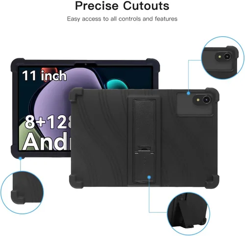 Miniatura 4 de Funda para tablet ApoloSign EP1095T/ApoloMedia EP1095T de 11 pulgadas, funda protectora de silicona suave, apta para niños, cubierta de tableta