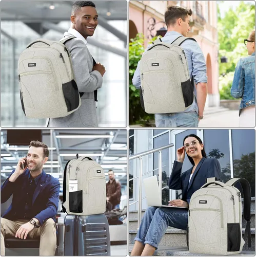 Miniatura 6 de BIKROD Mochila para niños y hombres, mochila escolar para adolescentes y niñas, mochila ligera e informal para la escuela secundaria, mochila