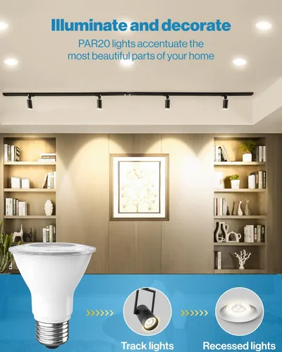 Miniatura 2 de PAR20 Bombilla LED 7W Multicolor, varios tamaños