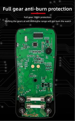 Miniatura 7 de UNI-T Multímetro digital UT107+, mini probador de voltaje de bolsillo, voltaje y corriente CA/CC, resistencia, continuidad, prueba de diodos