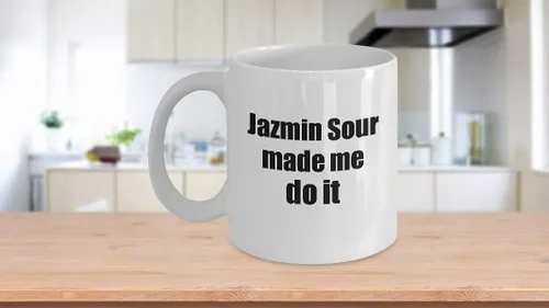 Miniatura 3 de EzGift Jazmin Sour Made Me Do It Mug Funny Drink Lover Alcohol Addict Gift Idea Coffee Tea Cup 11 oz