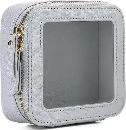 Miniatura 89 de Pinkmik Pequeña bolsa de maquillaje, mini estuche transparente para maquillaje y neceser con cremallera, organizador de bolsos para mujer