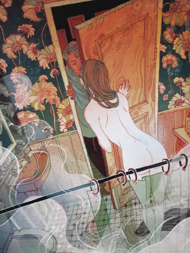 Miniatura 2 de New York Puzzle Company - Victo Ngai Sweet Dreams - Rompecabezas de 1000 piezas románticas por Victo Ngai