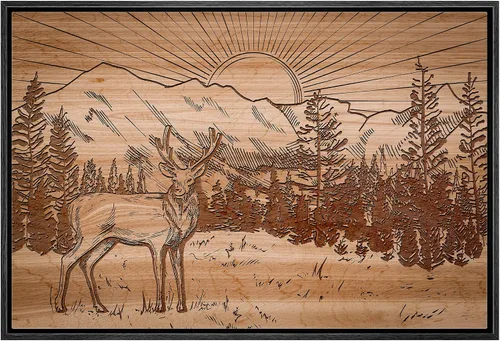 Miniatura 88 de Hermoso lienzo de paisaje, decoración de pared, arte moderno, juegos para el hogar Unicornio (rosa)