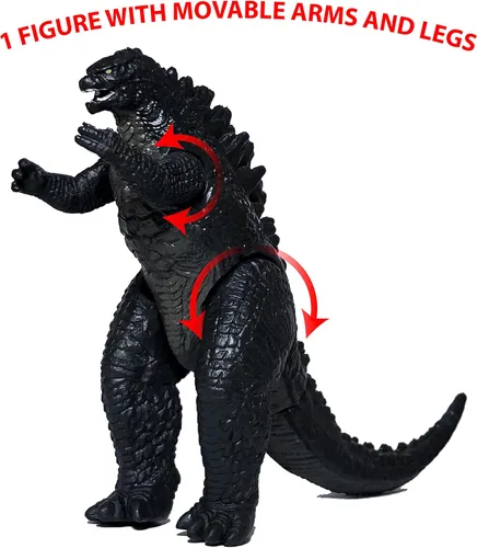 Miniatura 4 de EZFun - Juego de 6 figuras de acción de Godzilla para cumpleaños de niños 2020, figuras de acción Destoroyah Gigan MUTO Mothra Chibi King of the