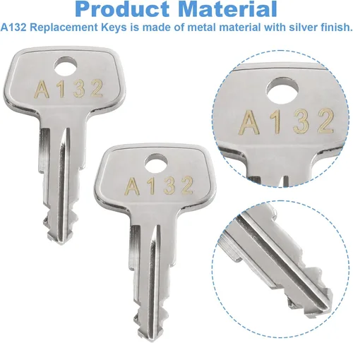 Miniatura 3 de A132 SKS - Llave para portaequipajes de techo, llave de repuesto Yakima, llaves de repuesto para esquí Yakima SKS, portaequipajes, portaequipajes