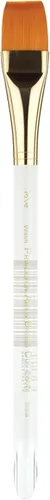 Miniatura 28 de Princeton Artist Brush Co. Lauren Series 4350 - Ventilador de mango corto tamaño 4 - Pincel sintético dorado individual para acuarela y pintura